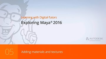 Exploring Maya 2016 - 05 - Adding materials and textures