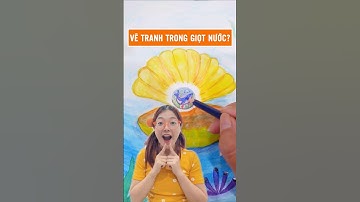 VẼ BỨC TRANH TRONG 1 GIỌT NƯỚC? Lee Cie là người đầu tiên trên Youtube làm việc này! #shorts