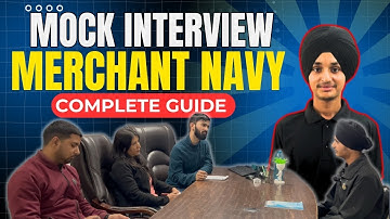 Mock Interview for Merchant Navy Sponsorship | Crack Your Sponsorship Interview!