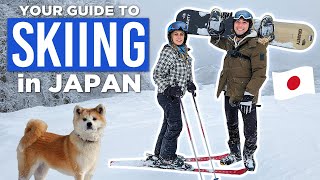 Everything you need to know about SKIING in JAPAN! ⛷❄