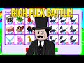 I FLEX BATTLES THE RICHEST PEOPLE EVER...(Adopt me Roblox)