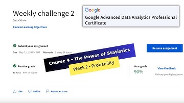 the power of statistics coursera weekly challenge 2 answers || Google Advanced Data Analytics