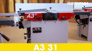 Hammer® A3 31 - Abricht-Dickenhobelmaschine | Felder Group