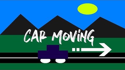 How To Move a CAR in Graphics Design | C++