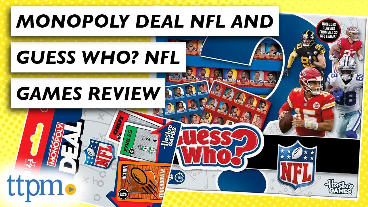 Are You Ready for Some Football Monopoly and Guess Who?