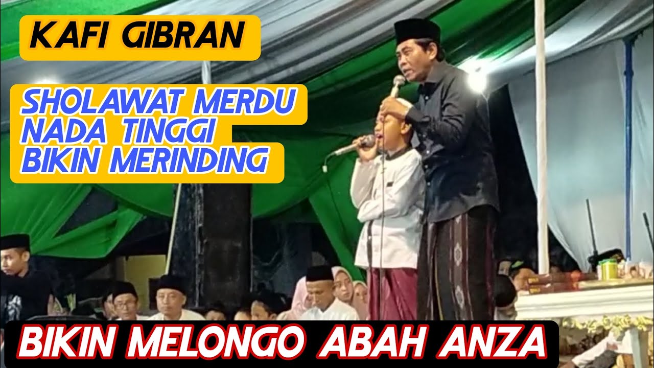 SHOLAWAT KAFI BOCIL JUARA QORI INTERNASIONAL BIKIN ABAH  ANWAR ZAHID KAGUM TERBARU MANGUNSARI 2024
