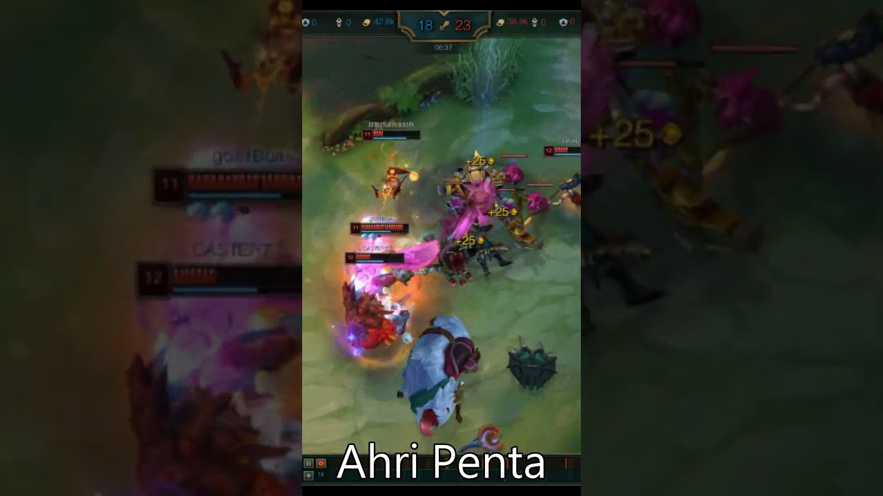 [LOL]Ahri penta 