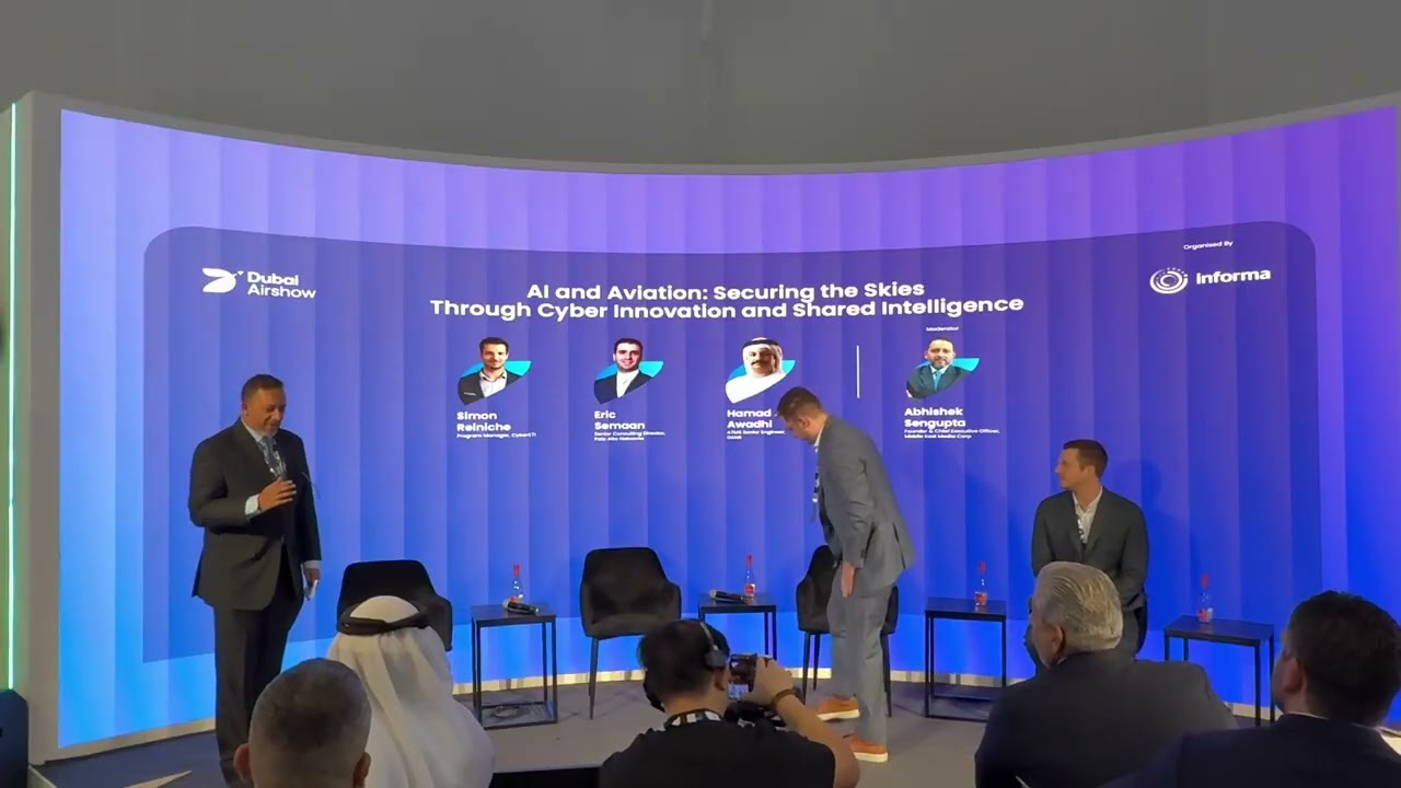 AI in Aviation Security at Dubai Airshow 2025 | My Day 2 Opening Session at The Academy Stage