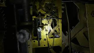 escapement of 1904 ingraham mantel clock movement #clock #entertainment