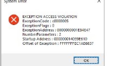 WILCOM EXCEPTION ACCESS VIOLATION (SOLVED)