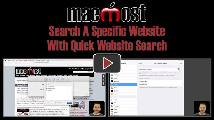 Search A Specific Website With Quick Website Search (MacMost #1792)