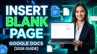 How to Add or Insert a Blank Page in Google Docs [2026 Full Guide]
