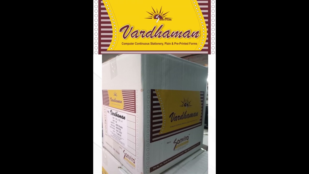 Manufacturing of Computer Continuous Stationery, Aurangabad (MS)