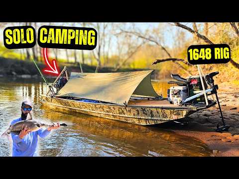 Solo Backwater Camping: Sleeping in a 1648 Jon Boat
