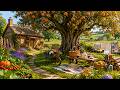 Cozy Countryside Corner Under a Beautiful Flowering Tree 🌸 Relaxing Piano for Reading & Studyi