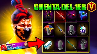 TODO ESO TIENE LA CUENTA DEL PRIMER INFLUENCER DE FREE FIRE😱 LA MÁS COMPLETA!