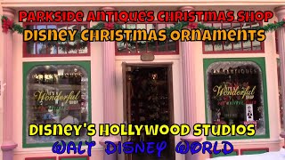 Parkside Antiques Christmas Shop at Disneys Hollywood Studios