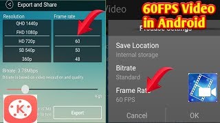 How to Make 60FPS Video in Kinemaster & Powerdirector