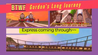 Express Coming Through Gordons Long Journey Blue Train With Friends Btwf