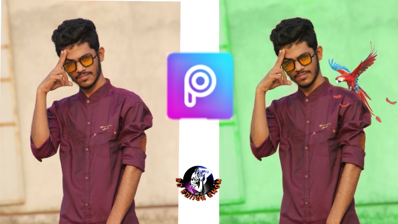 PicsArt photo baground color change Editing || BD Editor Emon
