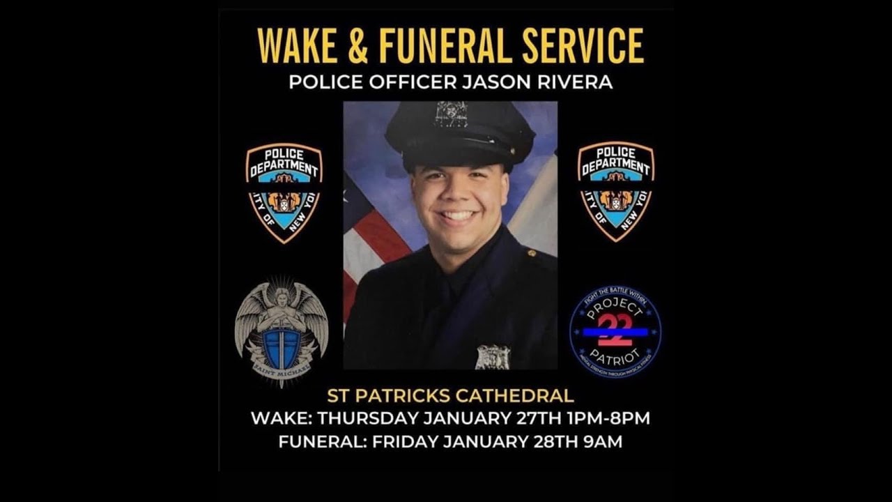 Fallen Police Officer Rivera's Funeral Details YouTube