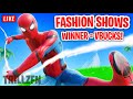 🔴 REAL FORTNITE FASHION SHOW LIVE! HIDE & SEEK! CUSTOM MATCHMAKING 1 WIN = 5000 VBUCKS #fashionshow