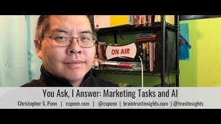 You Ask, I Answer: Marketing Tasks and AI