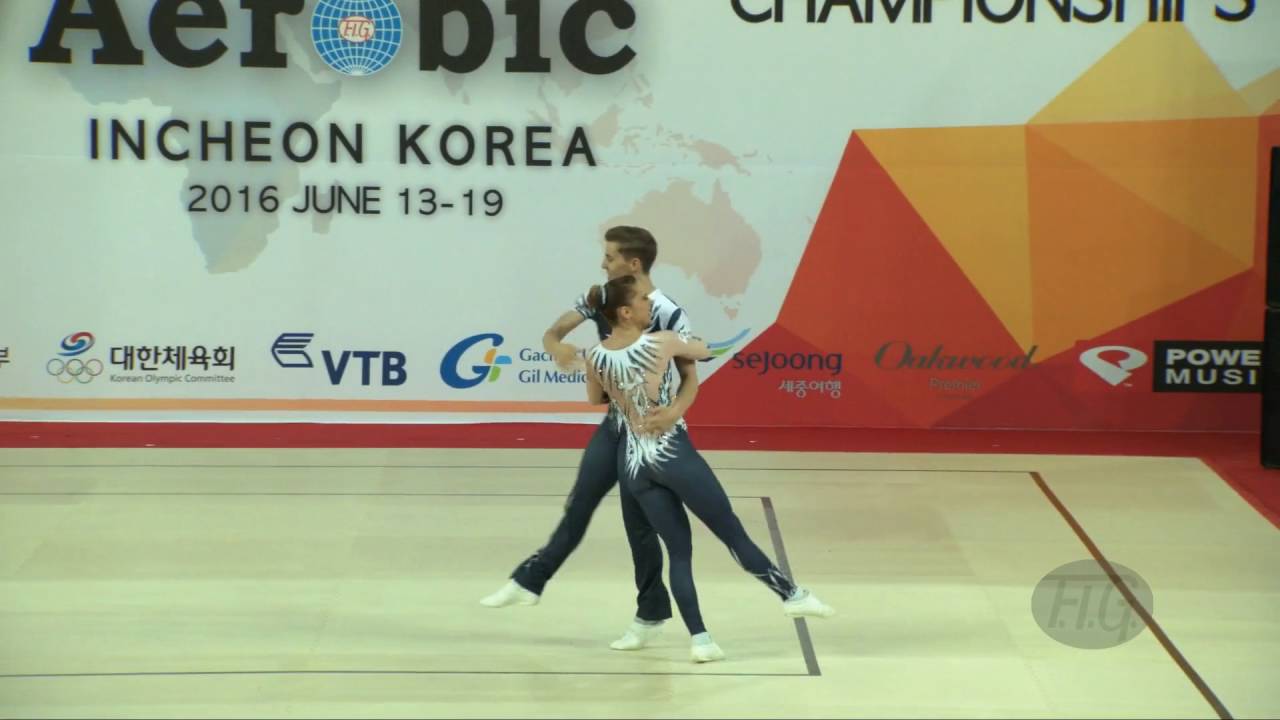 Spain 2 (ESP) - 2016 Aerobic Worlds, Incheon (KOR) - Qualifications Mixed Pair