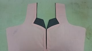 Beautiful Front Neck Design Cutting  and Stitching