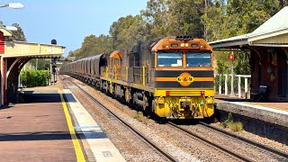 Triple Headed Empty One Rail Coal Train - XRN029 XRN010 XRN024 - Oct25