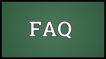FAQ Meaning