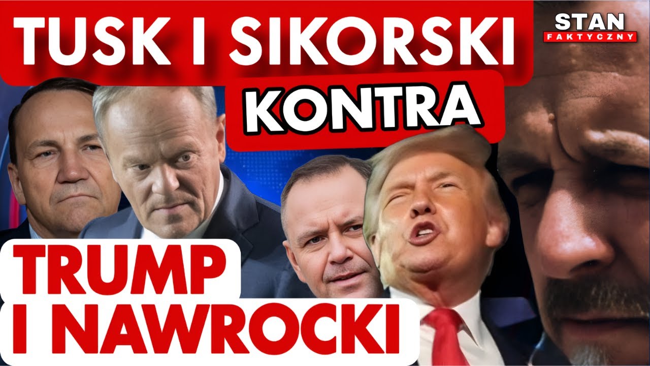 🚨‼️Tusk i Sikorski KONTRA Trump i Nawrocki ⁉️ Kto NAPRAWDĘ rządzi polityką zagraniczną Polski❓️