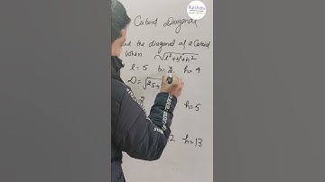Cuboid Diagonal #1 by Keshav Sharma #mathematics #ytshorts #mathtricks #trick #ssc