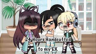 24 Hours Handcuffed to my Ex Challenge | Gacha Life | (With Reese and Juel)