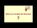 Dans le bilan ou dans le compte de rsultat