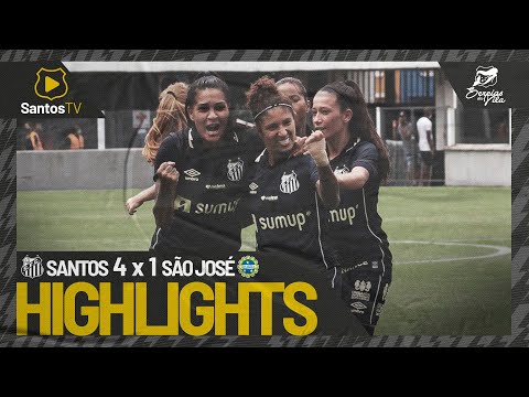 SANTOS 4 X 1 SÃO JOSÉ | MELHORES MOMENTOS | BRASILEIRÃO FEMININO (13/03/22)