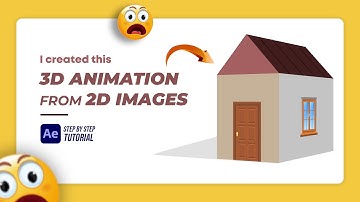After Effects Tutorial-  How to convert 2D image into 3D | 2D to 3D in After Effects