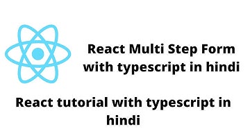 React Multi Step Form with Typescript in Hindi