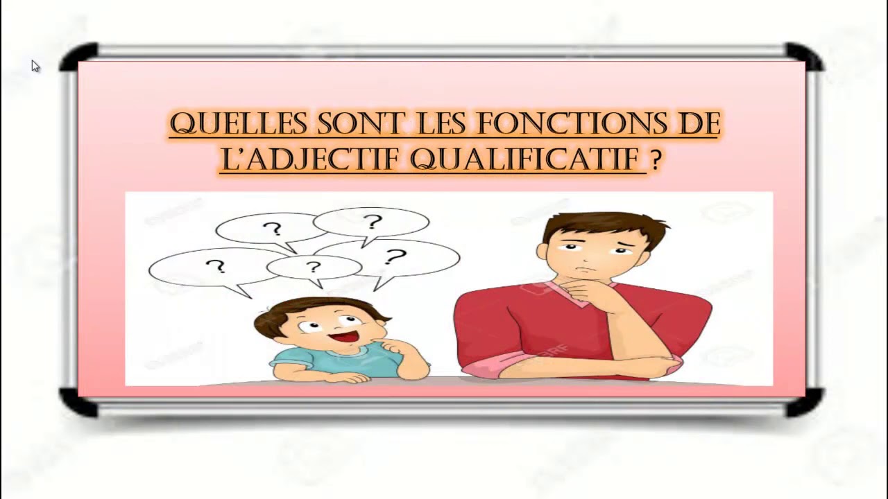 L'adjectif qualificatif - YouTube