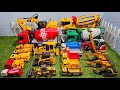 Jenis-jenis alat berat konstruksi truk molen besar, excavator, dump truck, bulldozer, loader