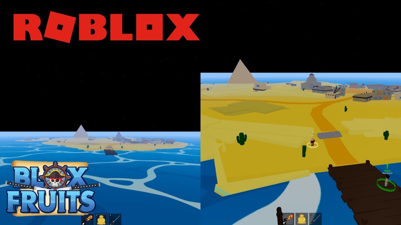 DONDE ESTA LA ISLA DESIERTO EN BLOX FRUITS | ROBLOX