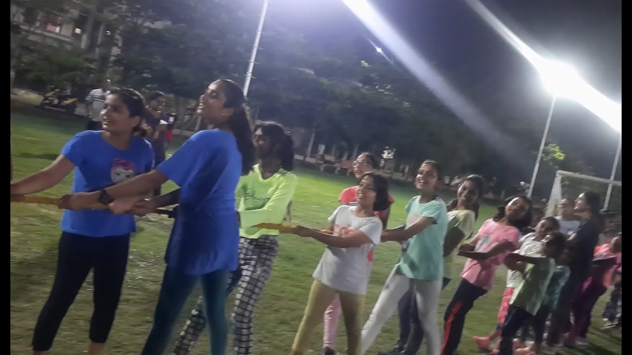 Tug of war in ntecl township enjoying tug of war game simple games for