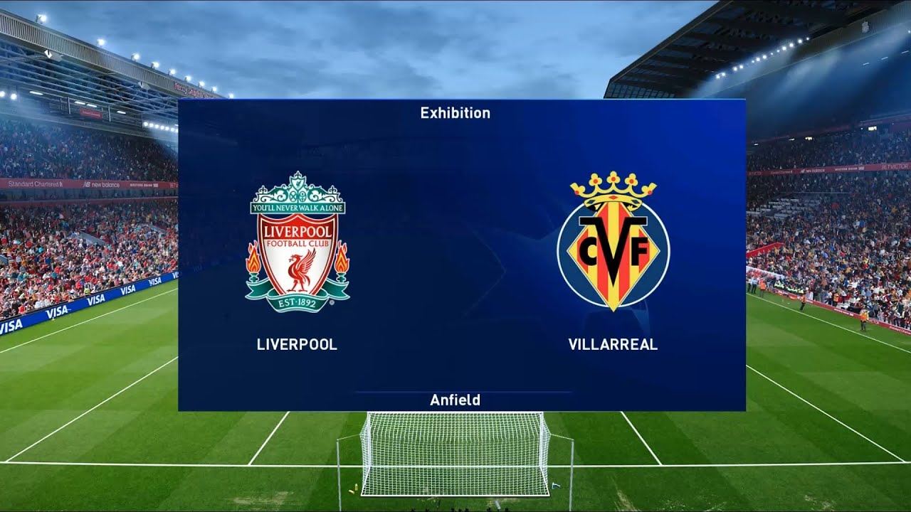 Liverpool vs Villarreal Anfield 2021-22 UEFA Champions League PES 2021