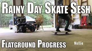 Rainy Indoor Skate Sesh | Flatground Progression