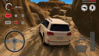  Realistic 4X4 Land Cruiser Exterme Offroad |Driving 😱 | android & iOS gameplay screenshot 1