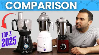 Top 3 Mixer Grinders in India for 2025 – Preethi Zodiac vs Sujata Dynamix vs Atomberg Mixer Grinder