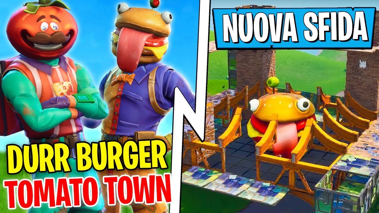 DURR BURGER VS TOMATO!! NUOVA MODALITÀ *SFIDA* SU FORTNITE ...