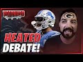 Heated debate with locked on packers about the detroit lions