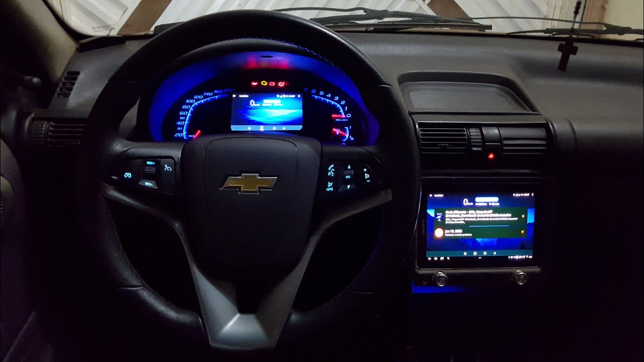 Painel digital no corsa Wind!