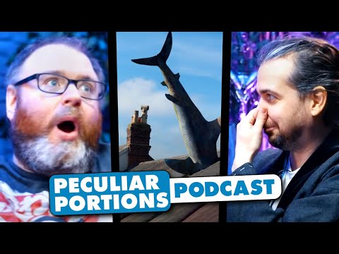 The house with a shark stuck in its roof - Peculiar Portions Podcast #42